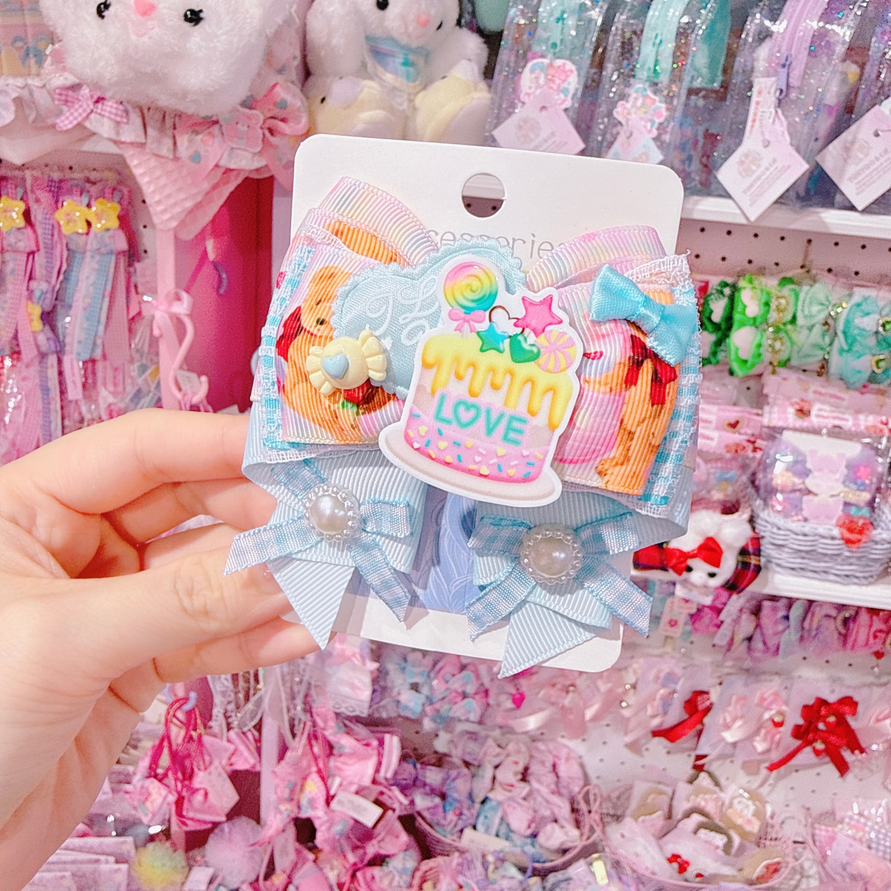 【R38】58-16カノンリボンヘアクリップ