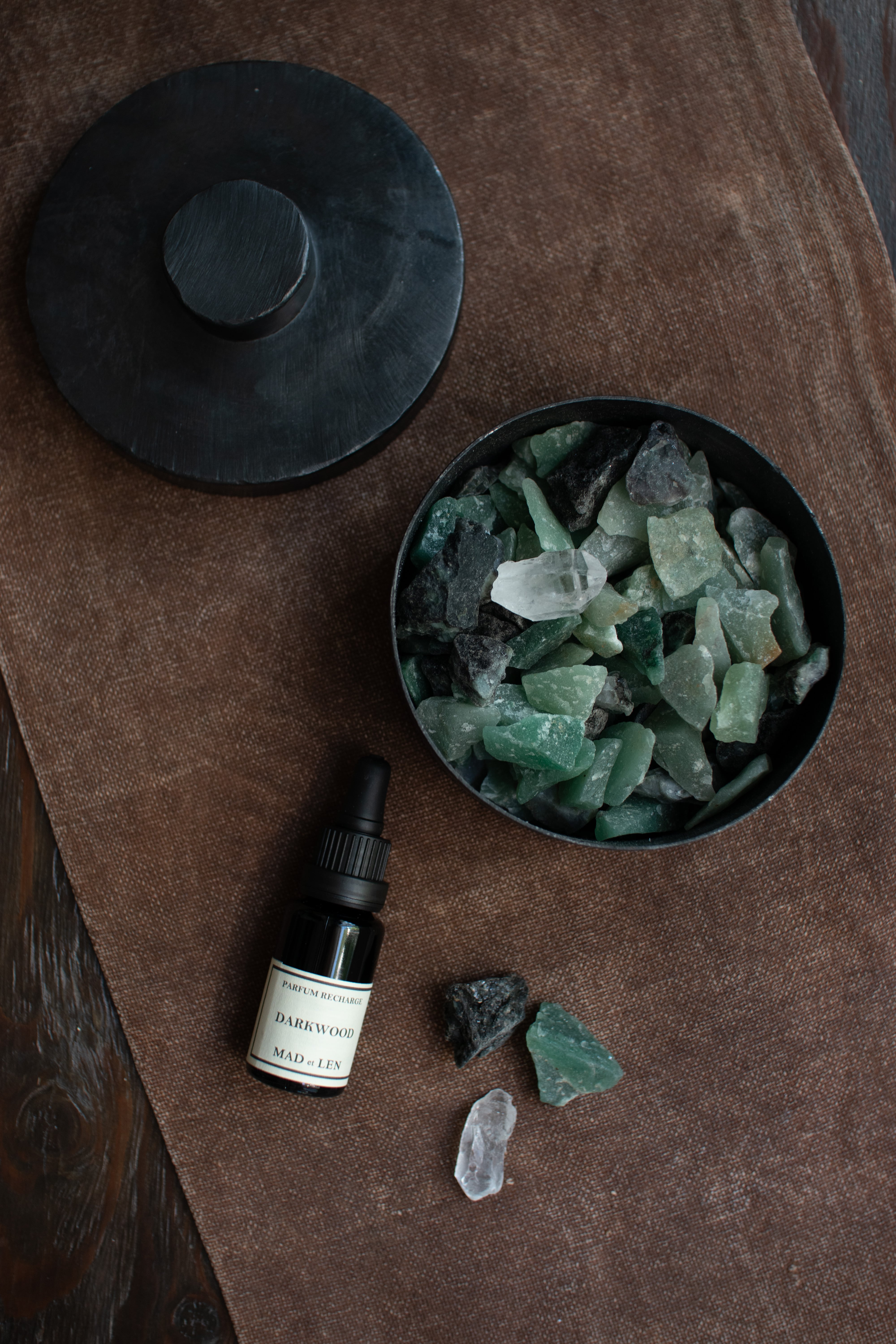 MAD et LEN】Green Crystal ポプリ＋リチャージオイル MAD et LEN