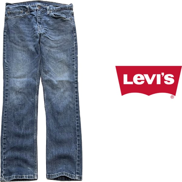 1点物◇Levisリーバイス512デニムパンツ青スキニージーンズ古着メンズ