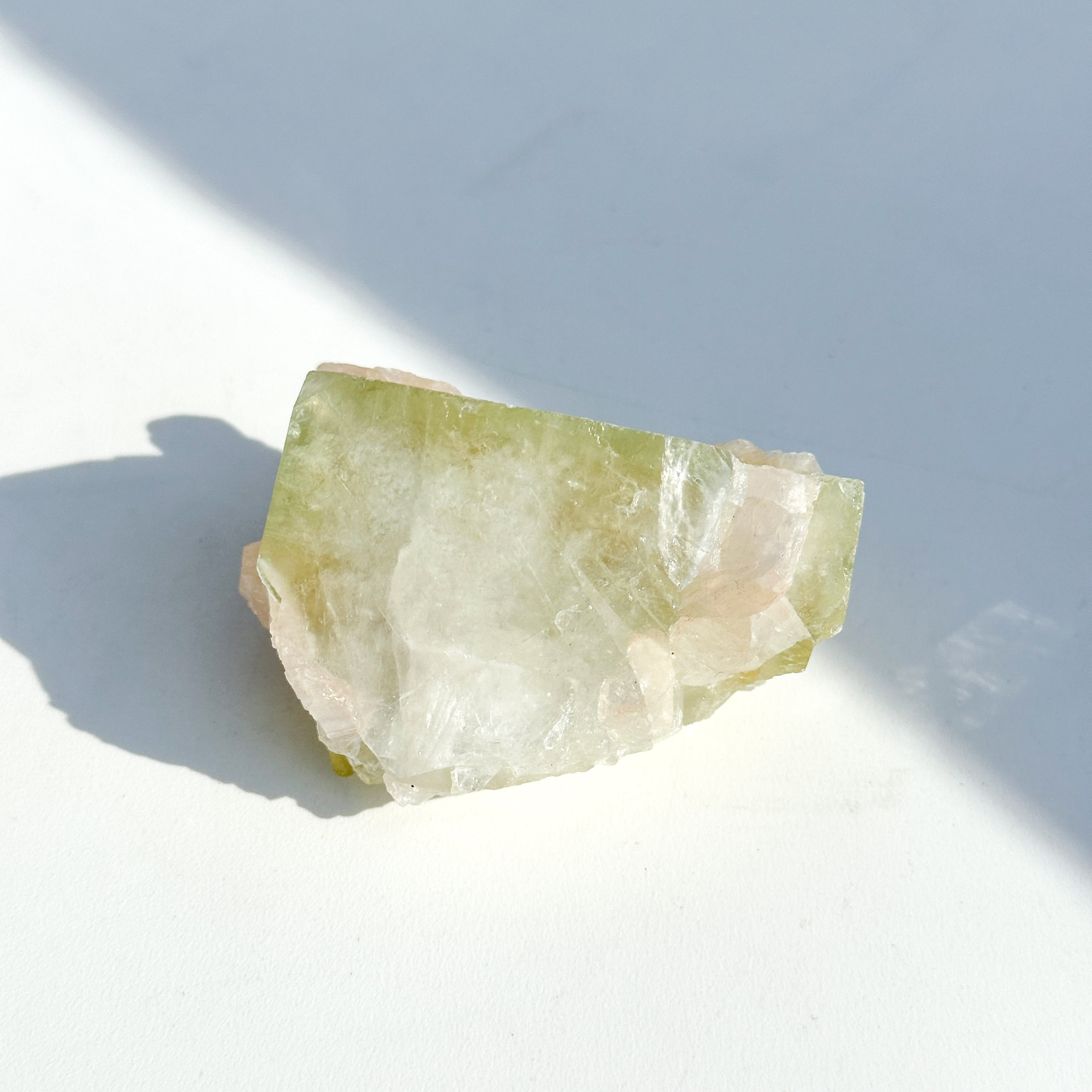 グリーンアポフィライト＆スティルバイト 12◇ Green Apophyllite