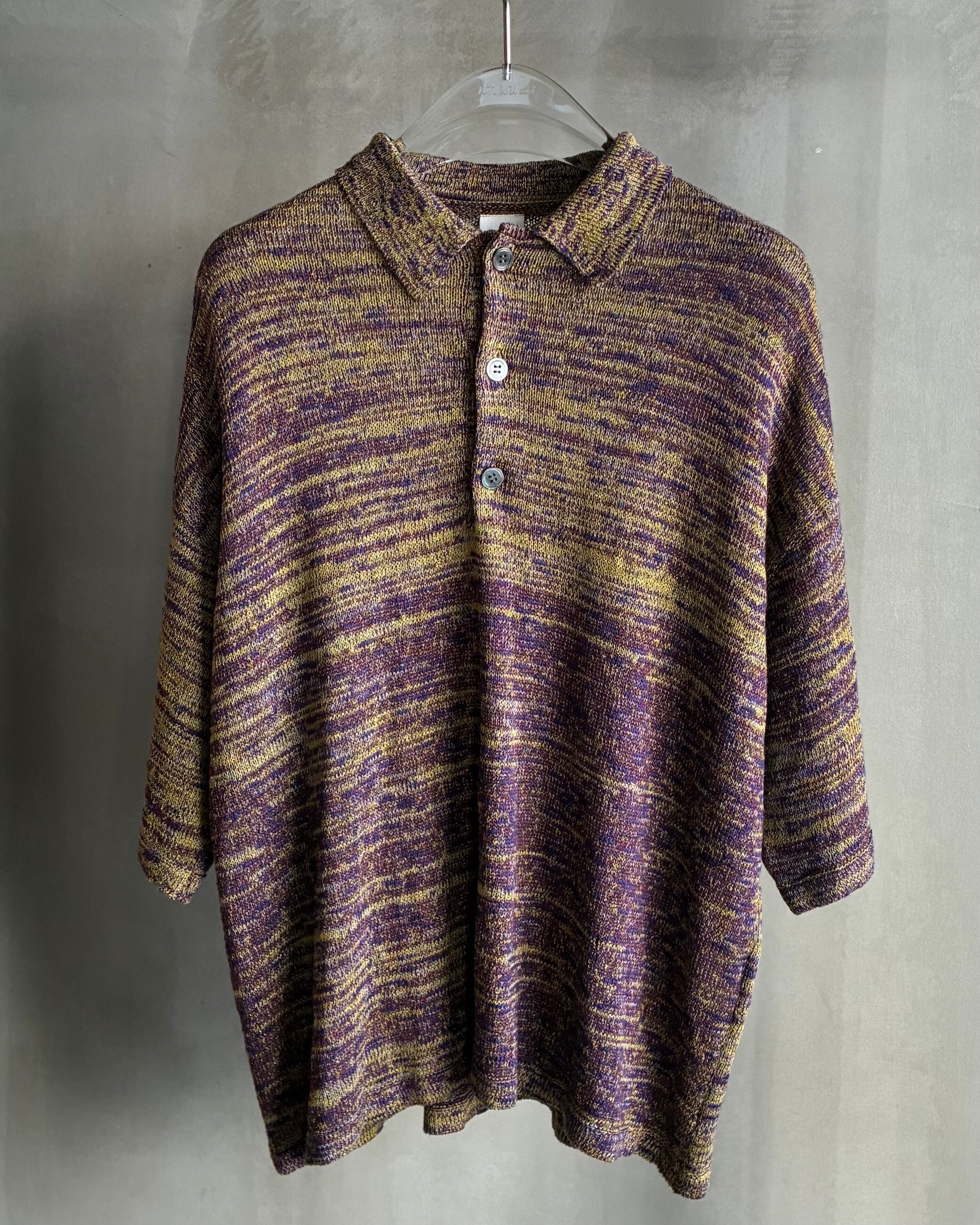 RL 【MERANGE KNIT POLO KHAKI MERANGE 】