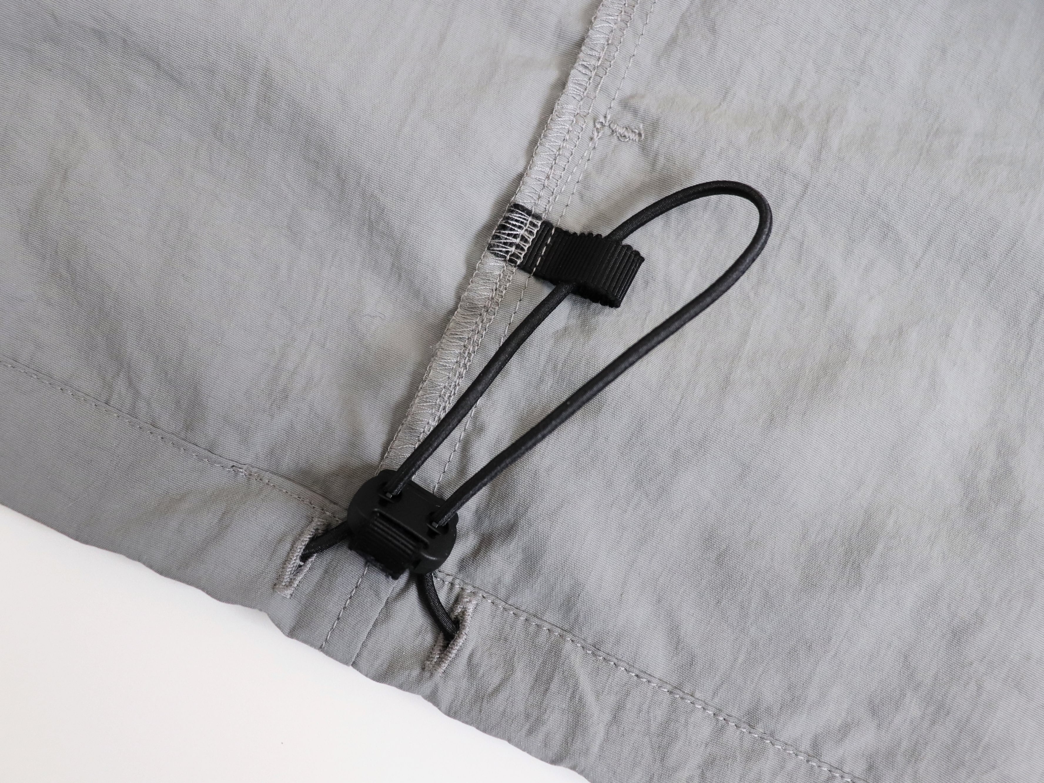 MANUAL ALPHABET / LIGHT SHELL SNAP TEE - GREY マニュアル