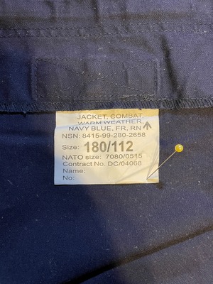 ROYAL NAVY / PCS Combat Jacket / DRAWCORD REMAKE