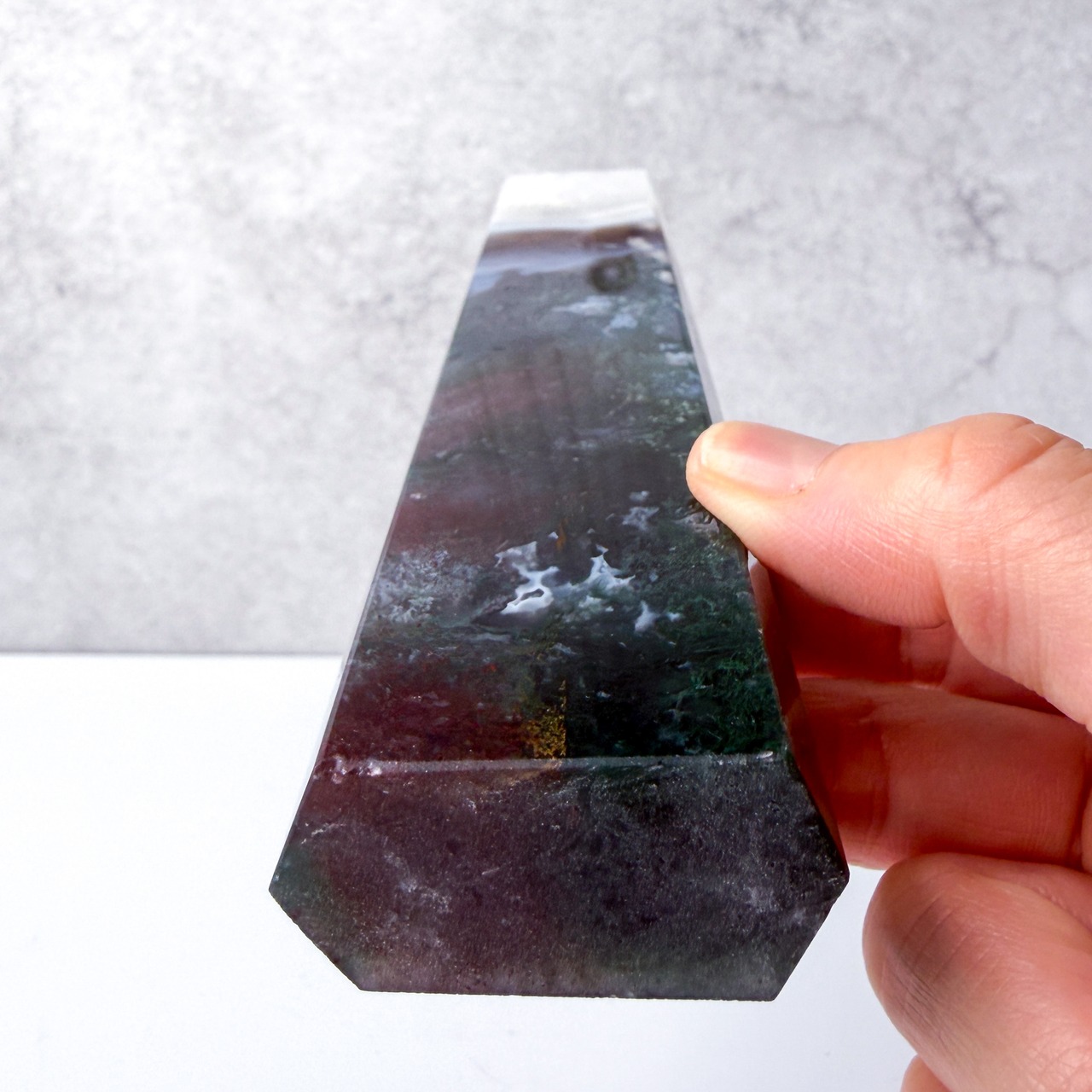 モスアゲート タワー ＊ Moss Agate ＊ 天然石