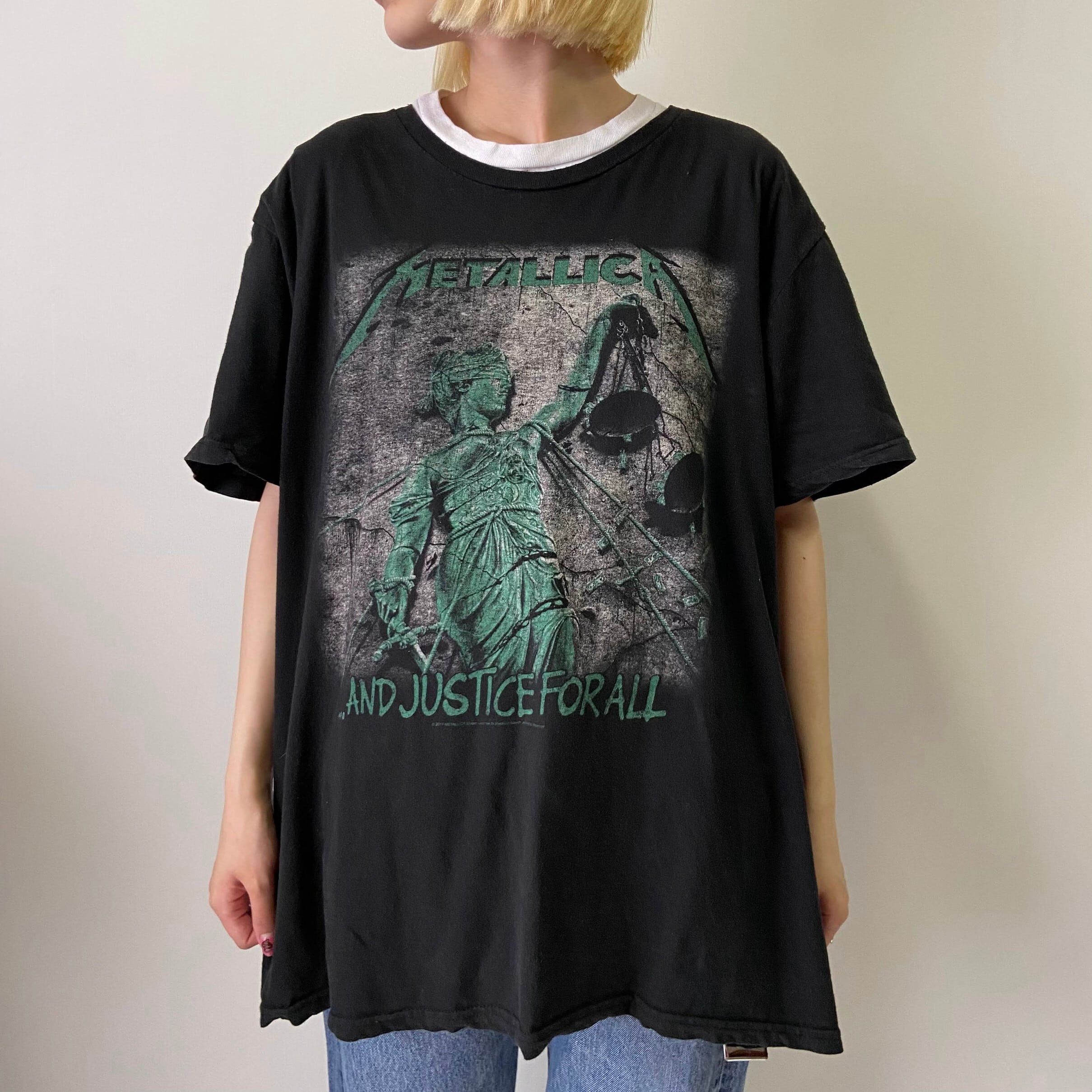 ビッグサイズ METALLICA メタリカ バンドTシャツ メンズ2XL 古着 