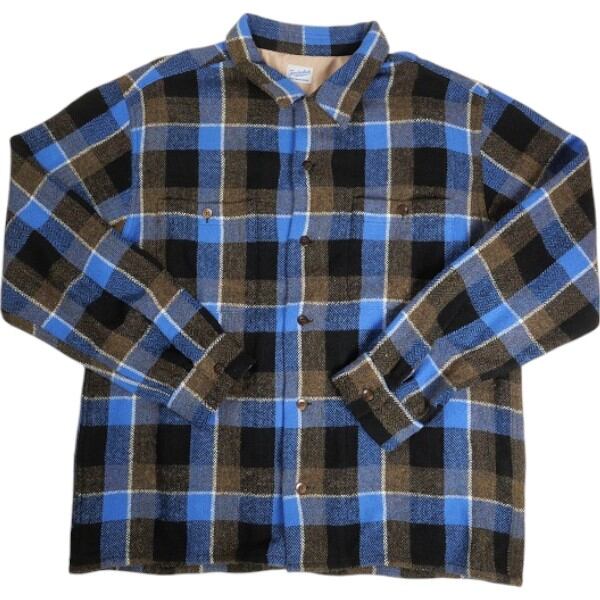 ☆TENDERLOIN/テンダーロイン T-WOOL SHT ウールシャツ グレー XS /UP8