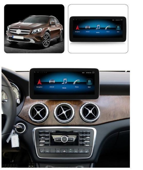 メルセデスベンツ W176/GLA X156/CLA C117 アンドロイドナビ N8 MAX 2016-2017 5.0 -YA-1014