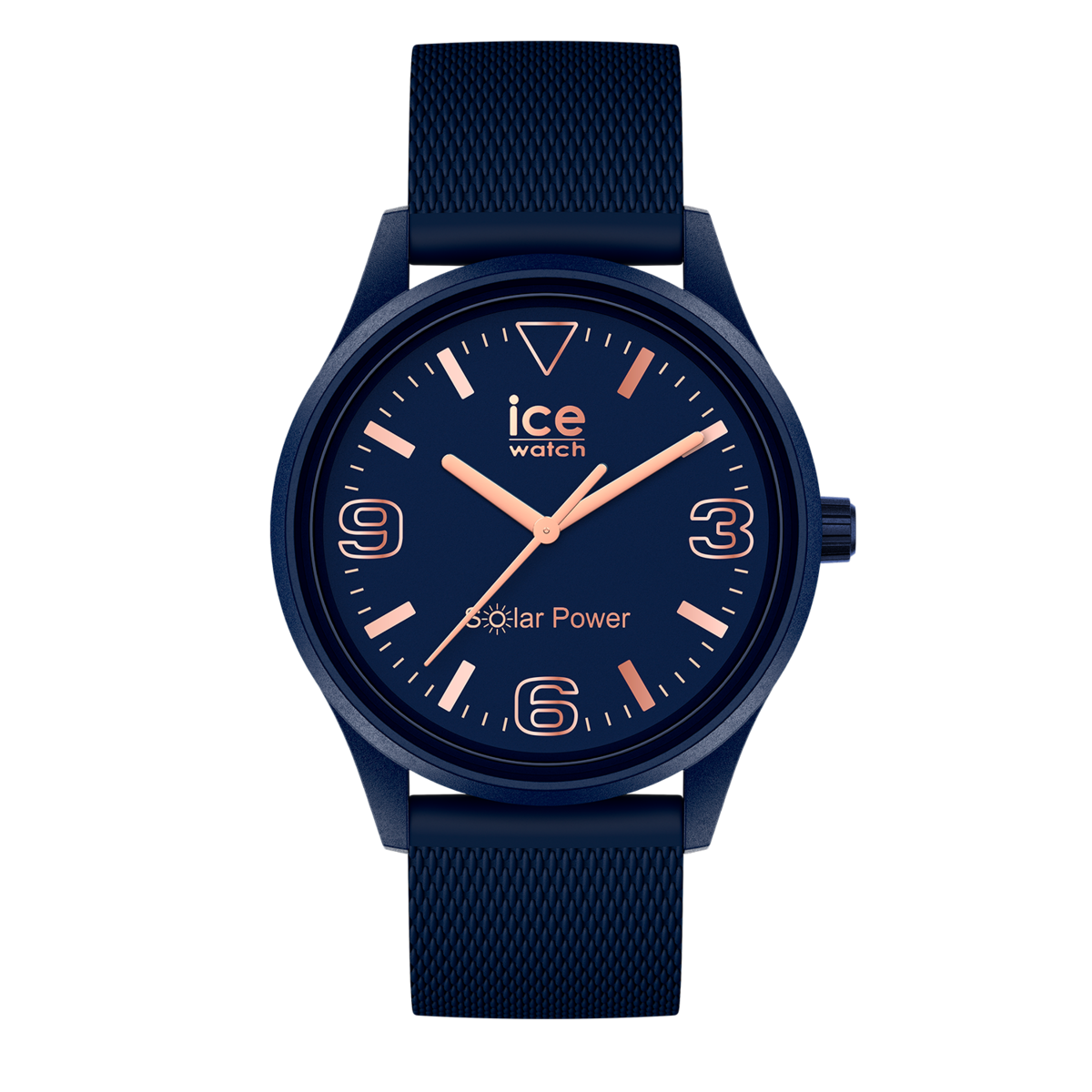 ICE watch【正規取扱店】アイスウォッチ 腕時計 ICE solar power カジュアルブルーローズゴールド ミディアム