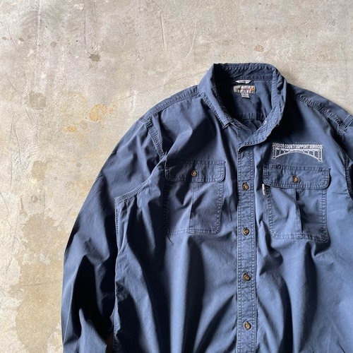 Carhartt / embroidery work shirt size XL