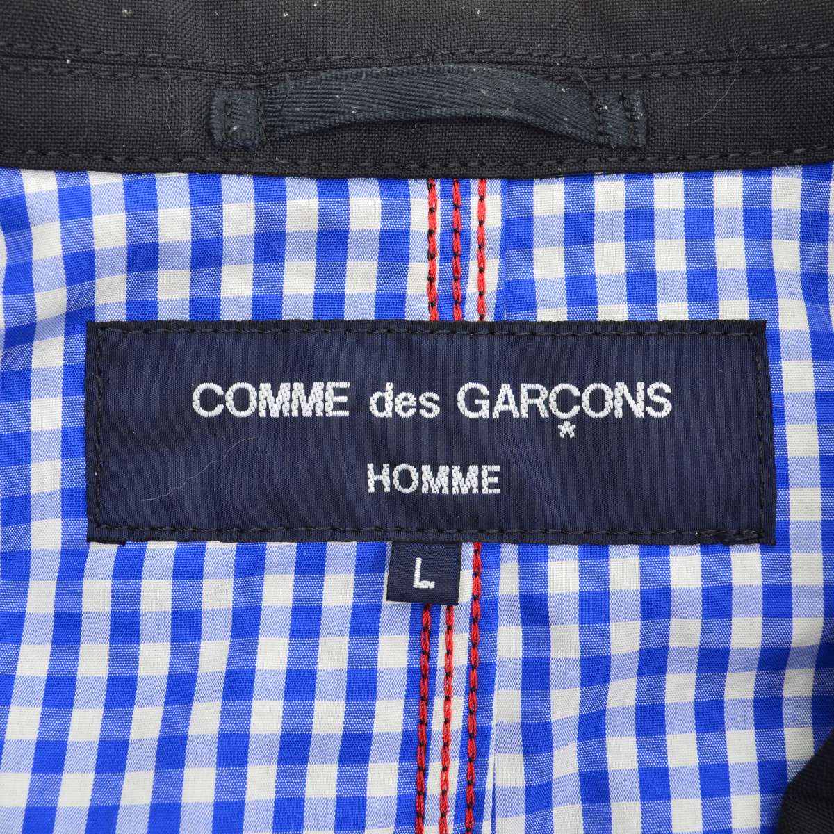 COMME des GARCONS　ゴムデギャルソン　ジャケット　ギンガム