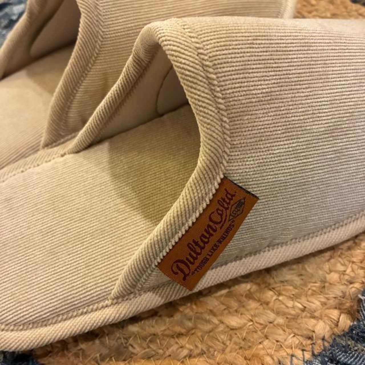 DULTON　ダルトン　ワンタグコーデュロイルームシューズ　ベージュ　CORDUROY SLIPPERS EV　レディース　スリッパ　ブラウン　ブラック　室内履き