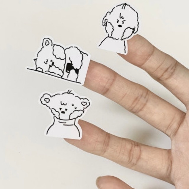 OKTO 〔FLUFFY sticker ver.3〕