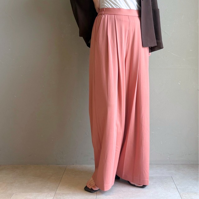 《 期間延長7/4(土)まで POPUP 》【 TERRAORY 】Cool Cutsaw Tuck wide Pants