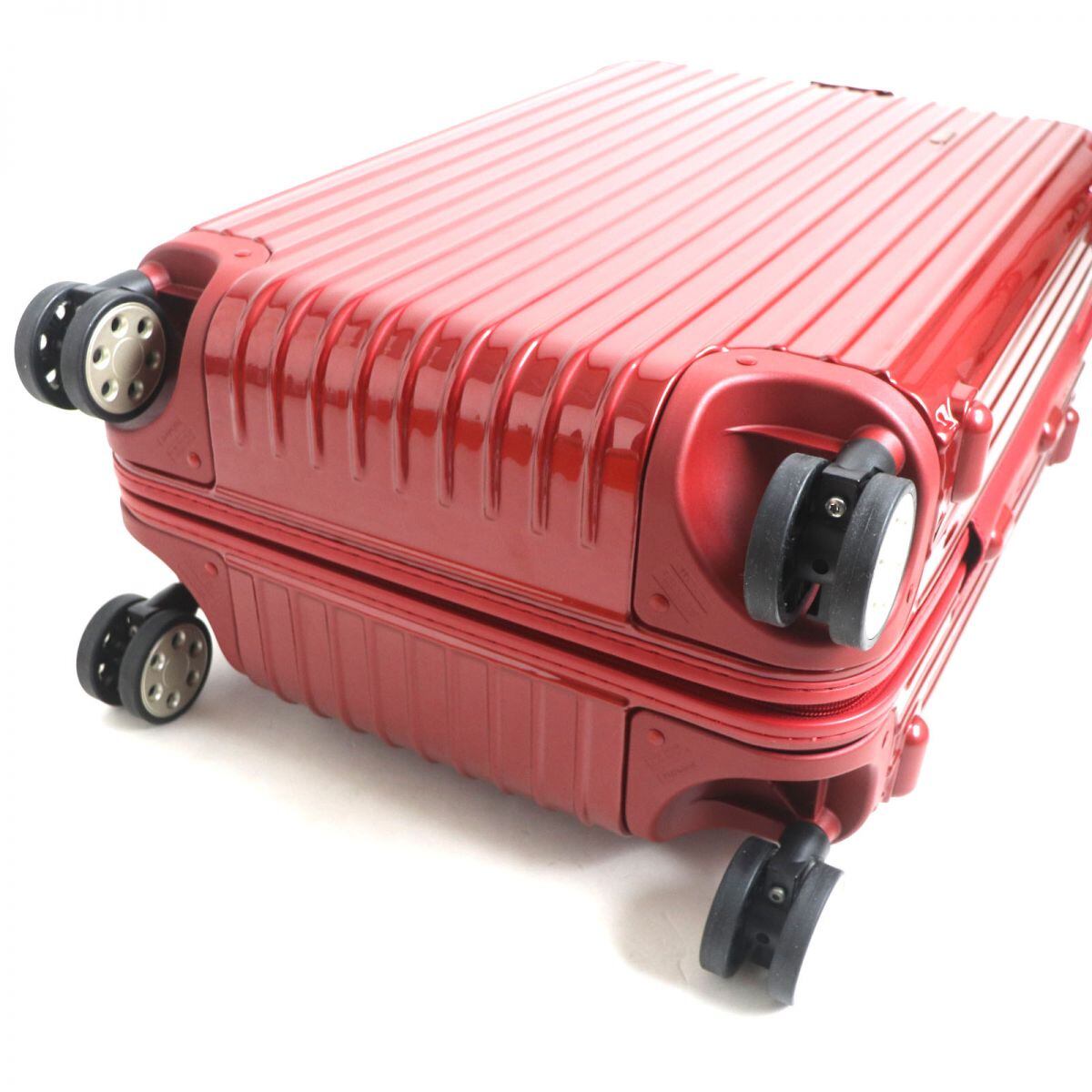 未使用品▽RIMOWA リモワ 6402 サルサ デラックス ポリカーボネート 4輪 キャリーケース/スーツケース 赤 65L TSAロック搭載  ネームタグ | Pay ID