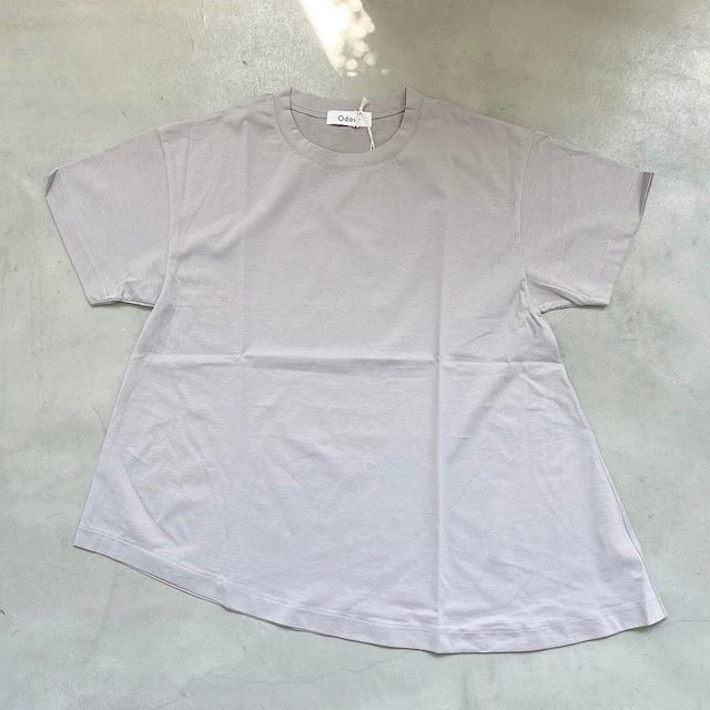[ Odour ] Asymmetry T-shirts / BEIGE
