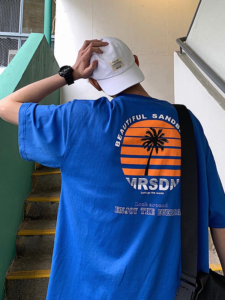 全3色 Tシャツ カットソー プリント カジュアル おしゃれ