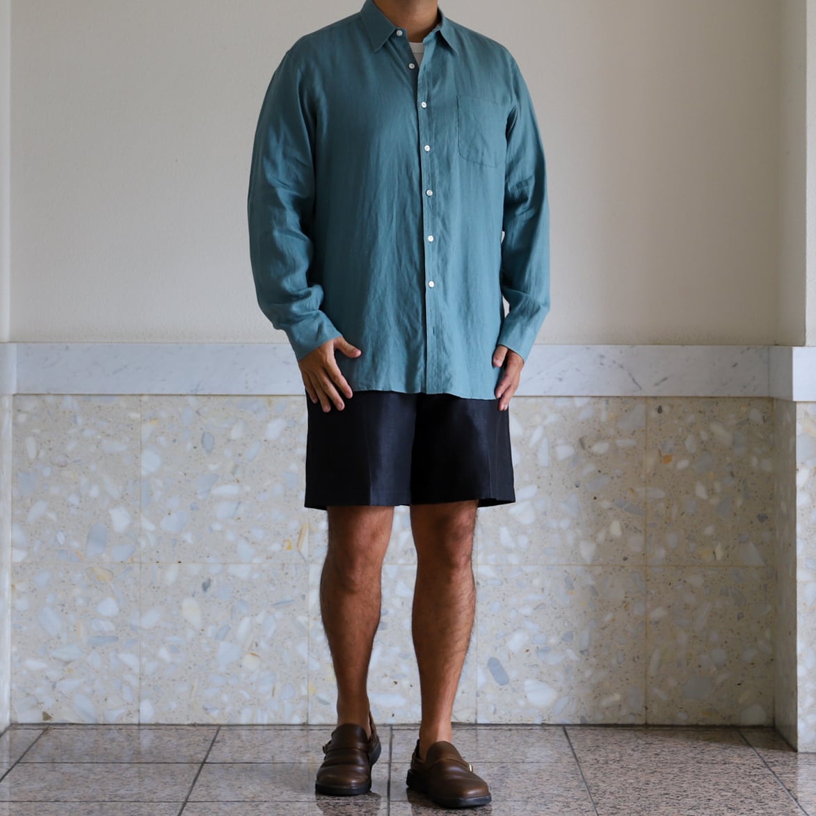 定価10万】Ralph Lauren Purple Label special linen shirt made in