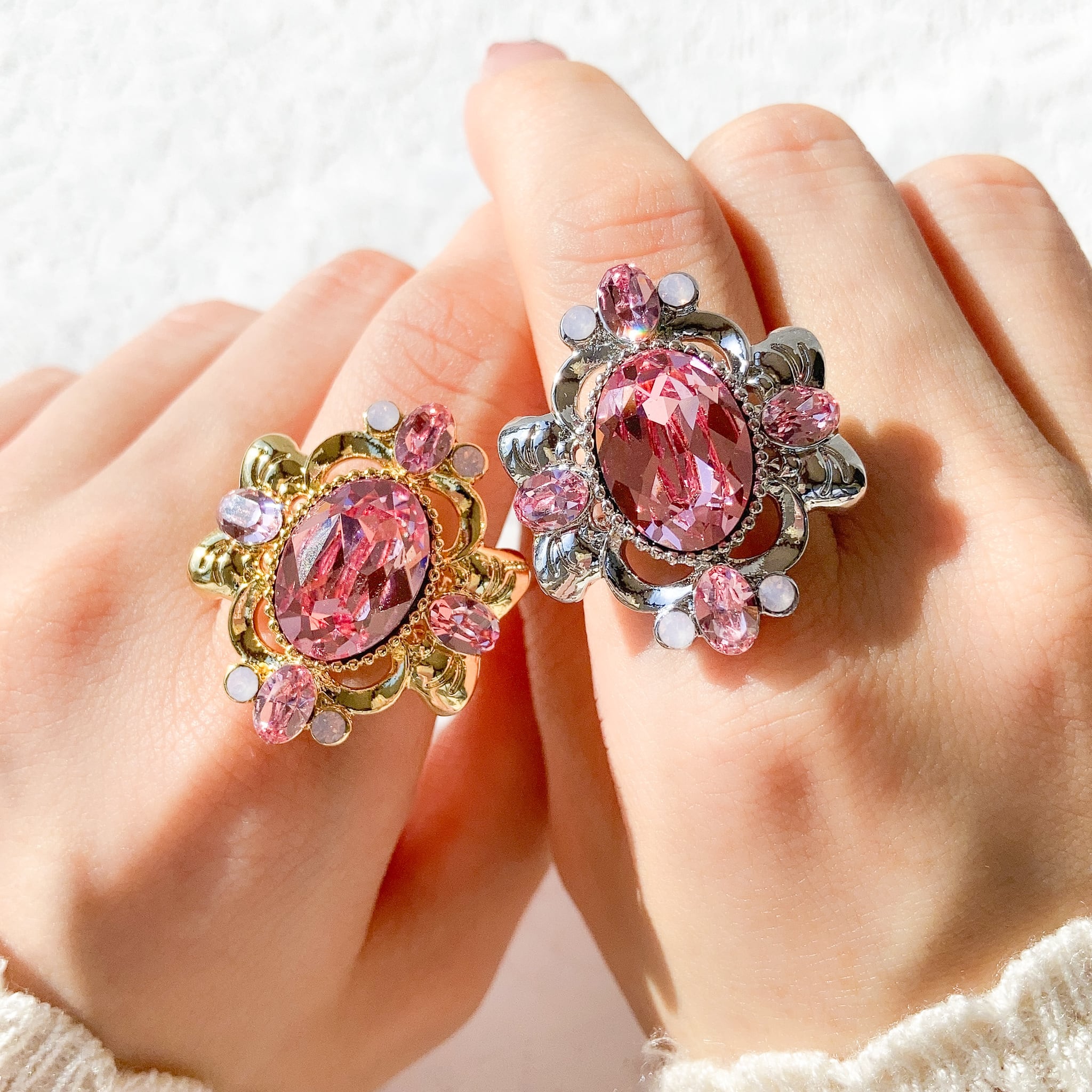 Decorative ring (pink) | マルベリコ