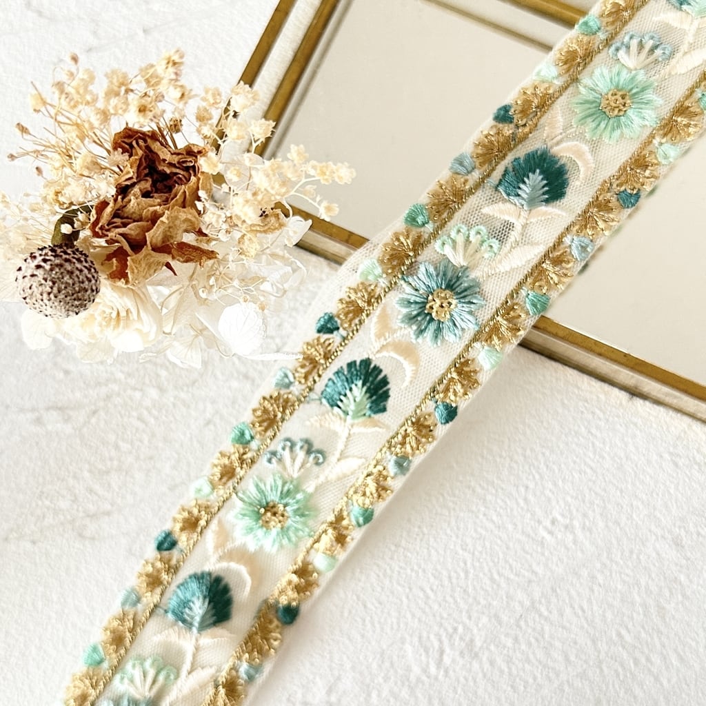 中幅（4㎝～7㎝未満） | インド刺繍リボン専門店Rino Ribbon