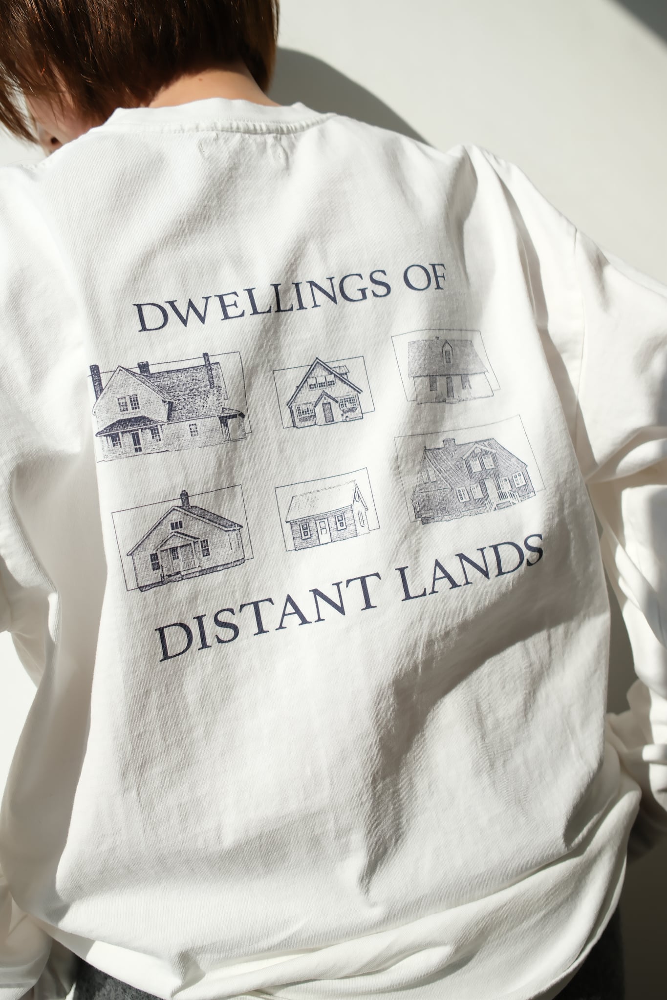 ànuke Print Long T-shirts プリントロングTシャツ White