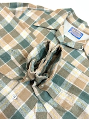 70s PENDLETON WOOL SHIRT MADE IN USA Size M