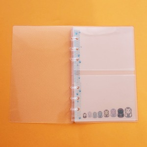 シール帳【手帳サイズ】6穴　ニャンリョーシカ