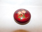 桜蓋物 Urushi lacquer box and cover