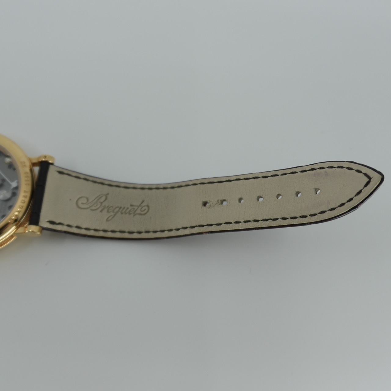 稼働品!BREGUET ブレゲ トラディション オートマティック レトログラード セコンド 7097BR/G1/9WU PG×革 AT シルバー文字盤