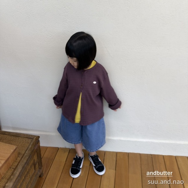 取寄:ANDBUTTER バミューダデニム/Jr※送料無料
