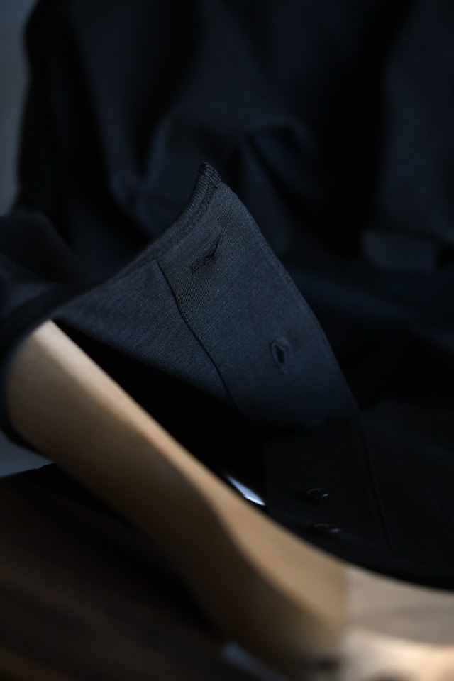 BATONER / SLUB MIX SLEEPING LONG SLEEVE T-SHIRT (Black)