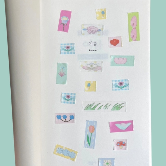 greenyeveryday 〔masking tape -summer plants-〕