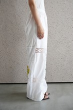 vintage lace pants blue chamomile