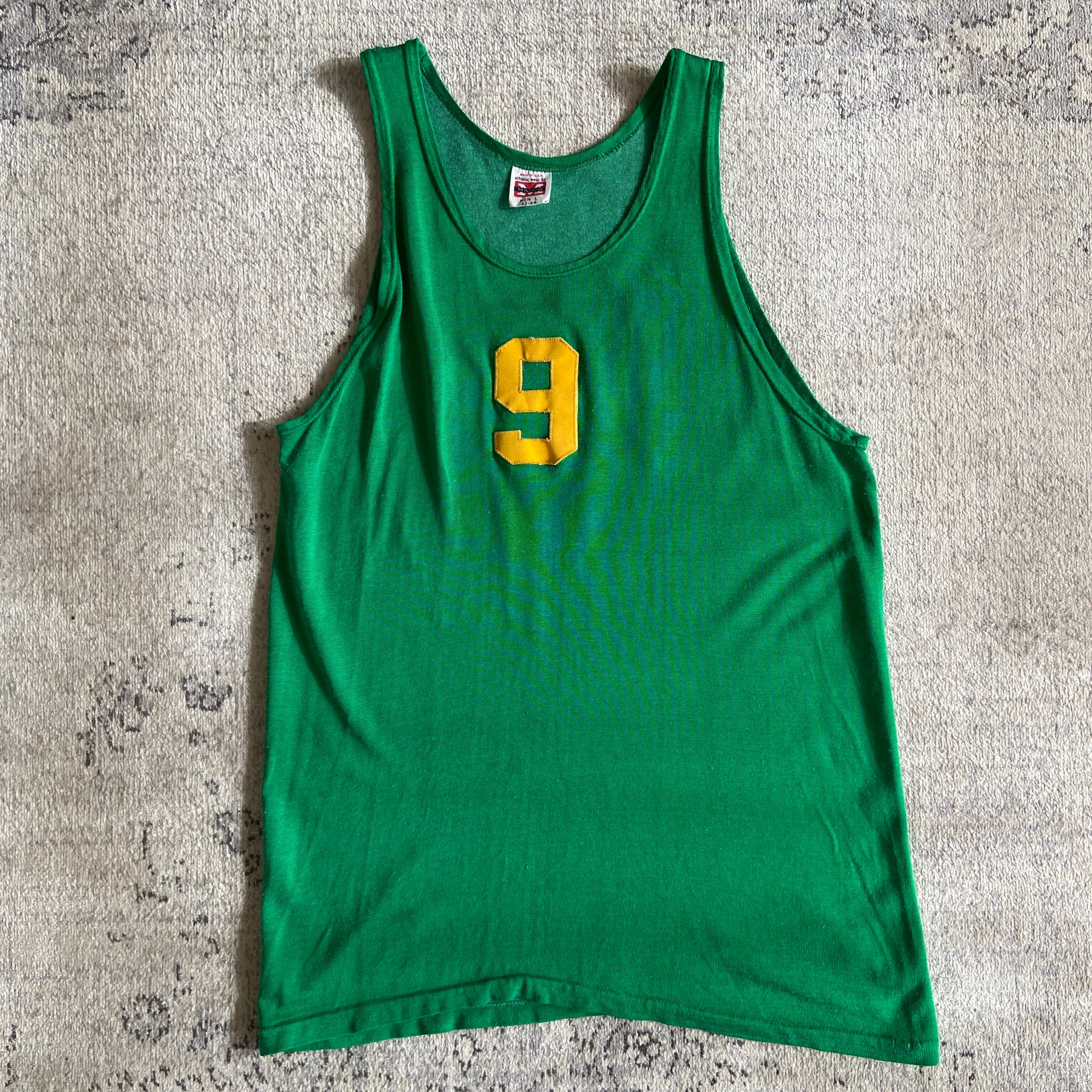 1960s Mason Rayon Tank Top L Made in USA F687