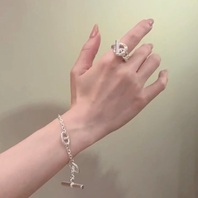 希少サイズ【HERMÈS】【57】2617 エルメス チェーントグルクロワゼット
