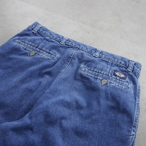 90s DOCKERS Denim Slacks "made in USA" [W32.5L26.5相当] 古着