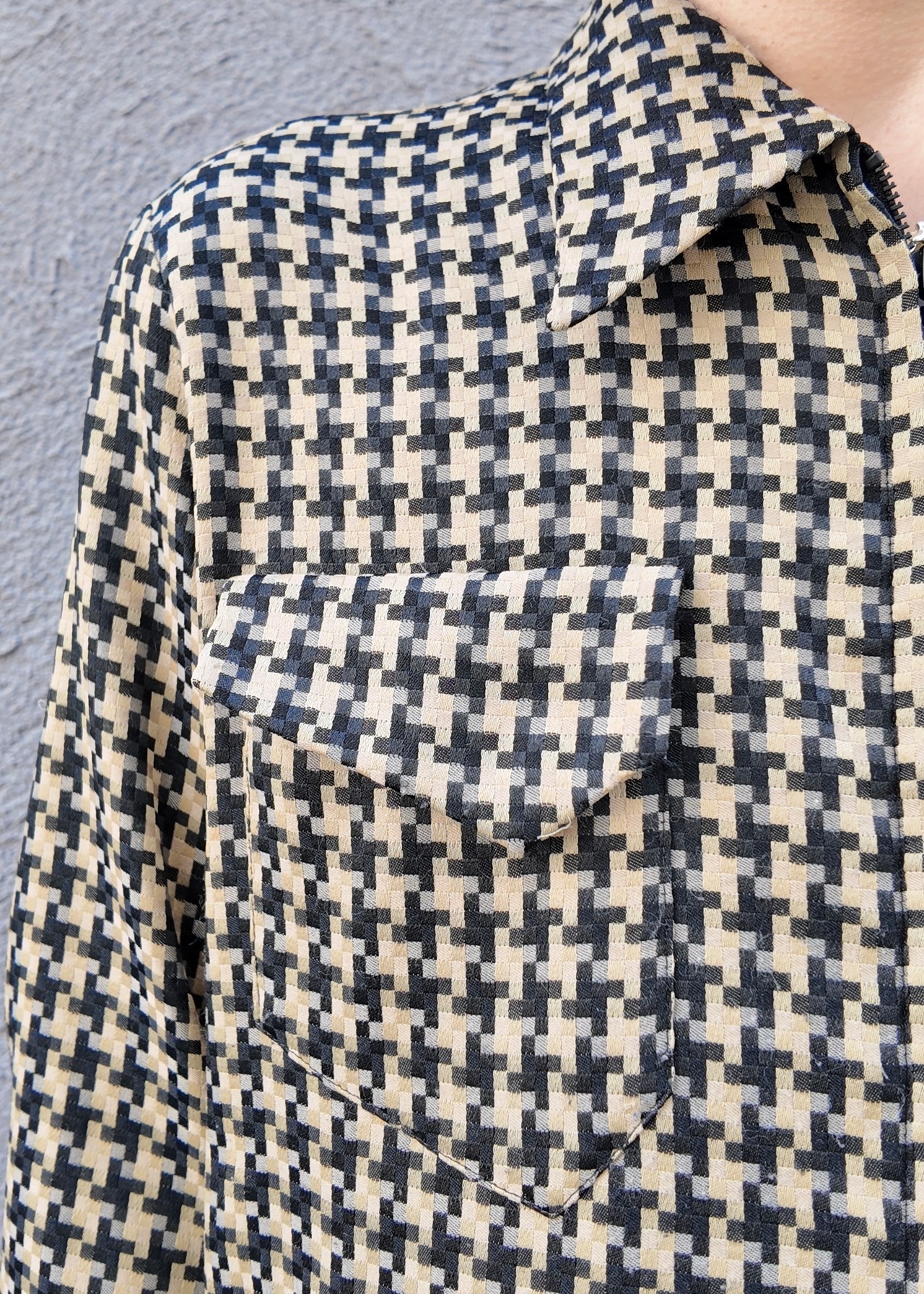 【N.HOOLYWOOD】all over design zip up jacket