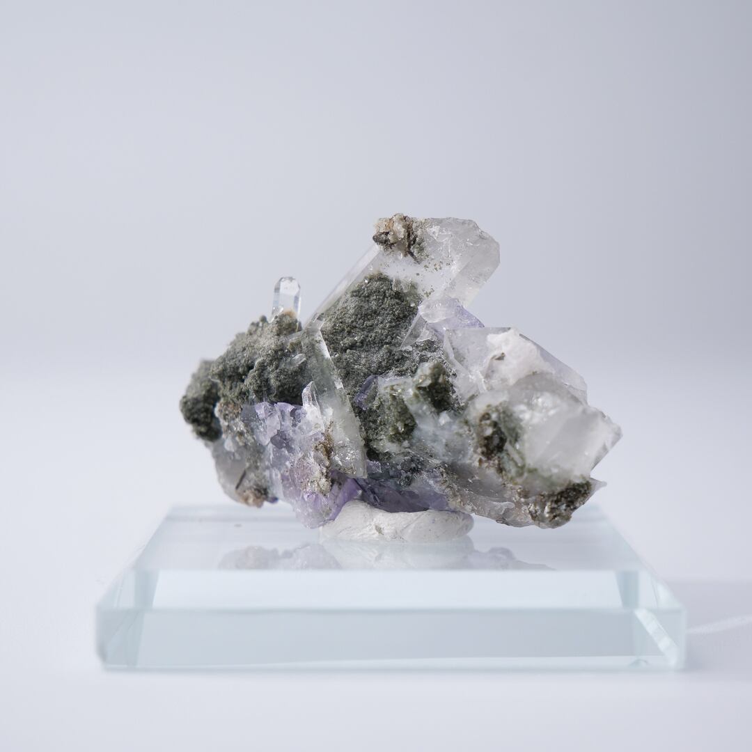 ヤオガンシャン産 フローライト 共生 / 原石 標本【D_2】 | ariife