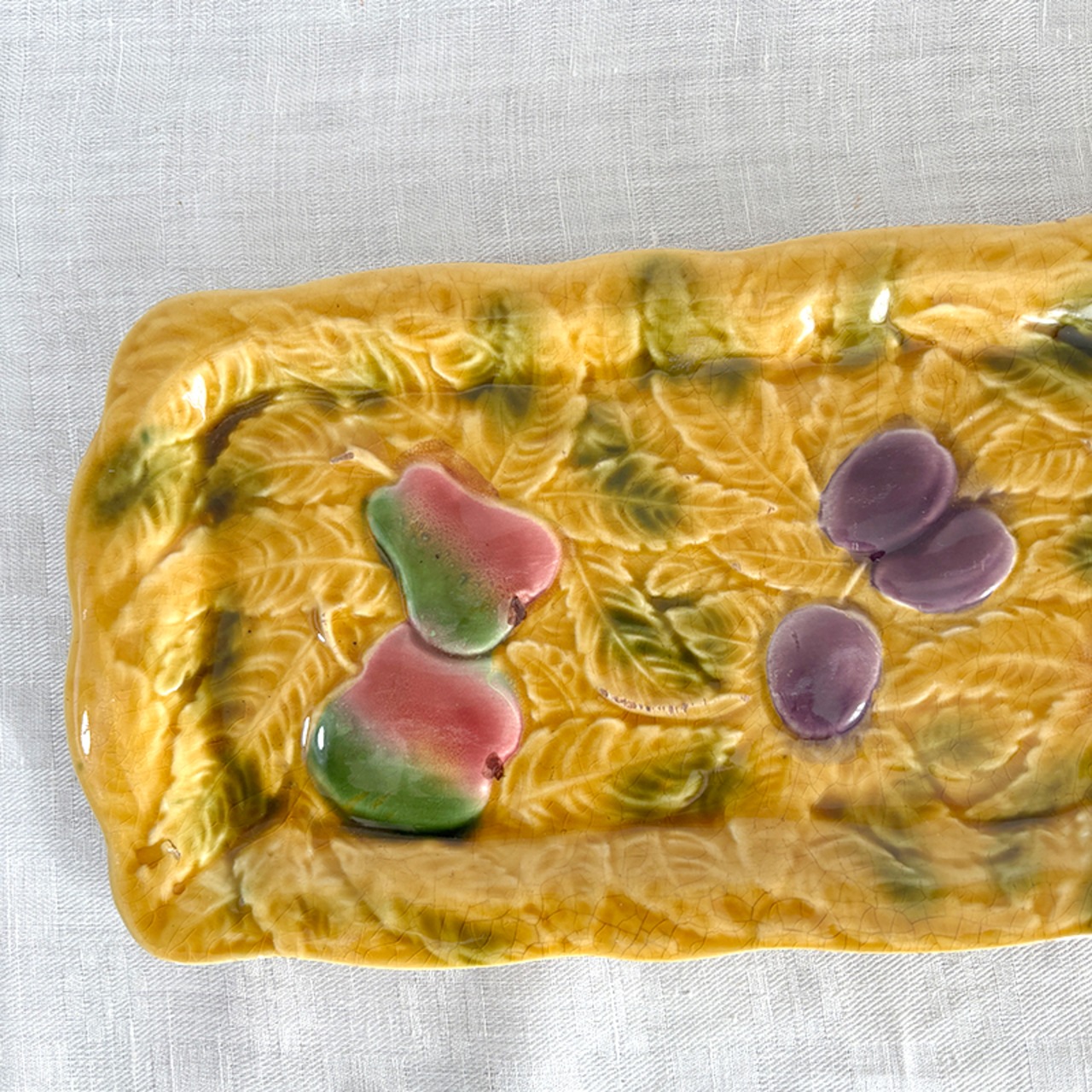 ケーキ皿　レクタングルプレート　長方形　サルグミンヌ　フルーツ 12TWec14