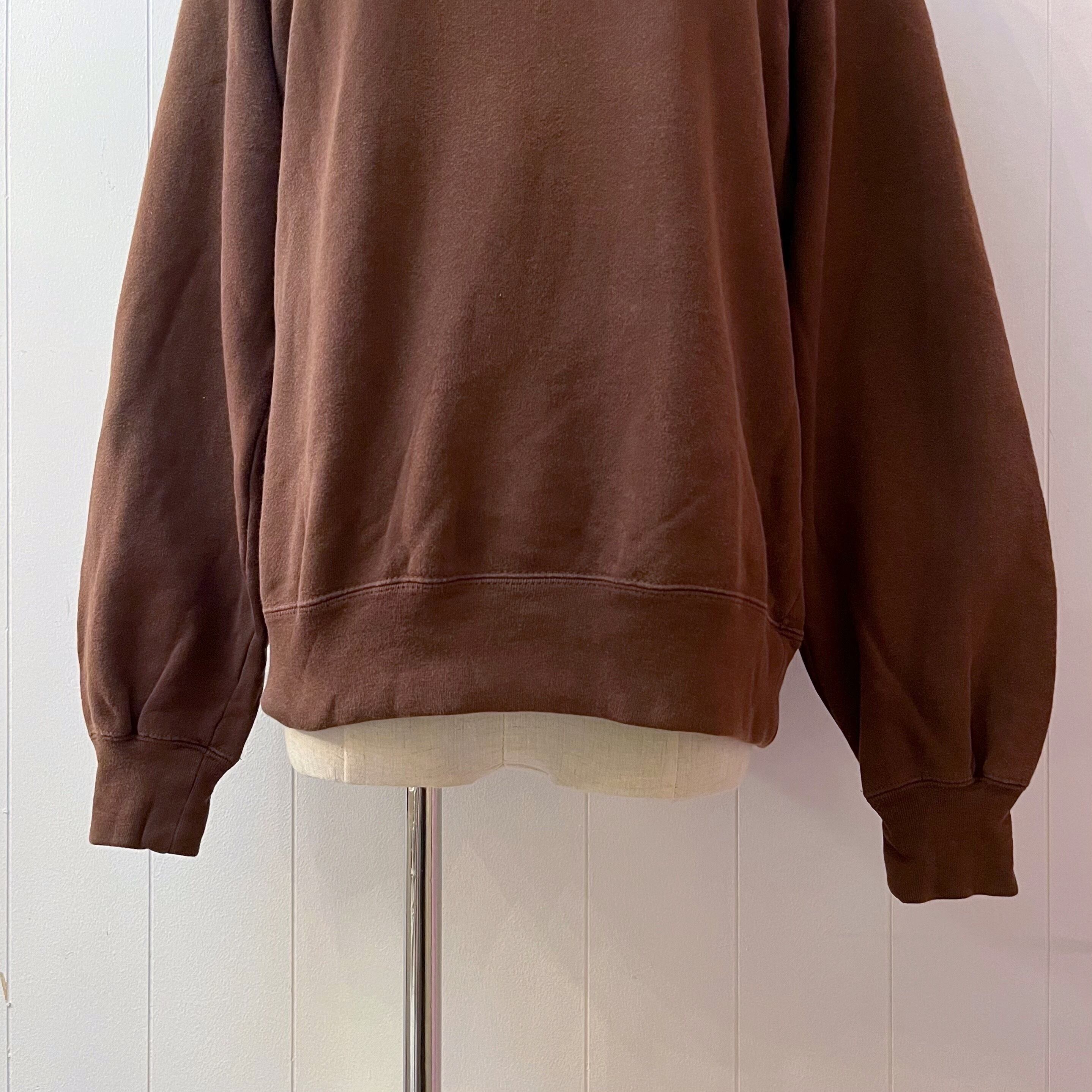 INGEBORG / chocolate brown ribbon sweat