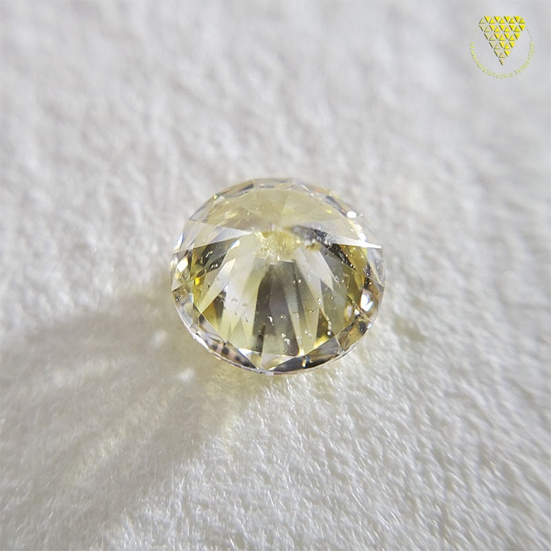 0.518 ct Fancy Yellow SI2 CGL 天然 イエロー ダイヤモンド ラウンド | DIAMOND EXCHANGE  FEDERATION