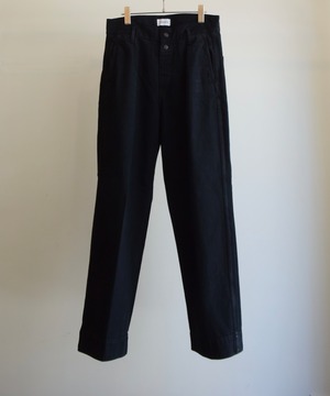 TANAKA/ST-108 THE WIDE JEAN TROUSERS(OVERDYE BLACK)