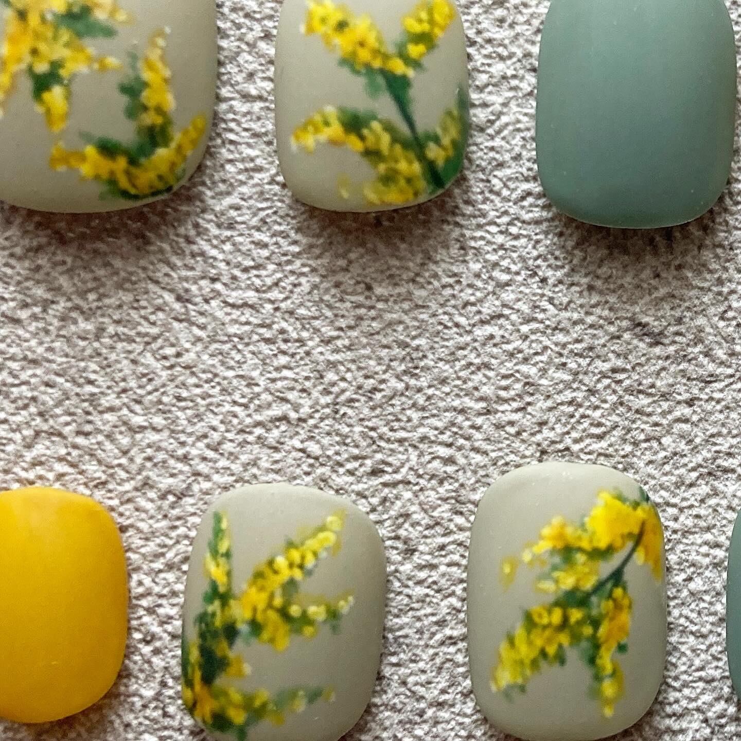 ミモザネイル : Mimosa Design Nails | MARY'S NAILS