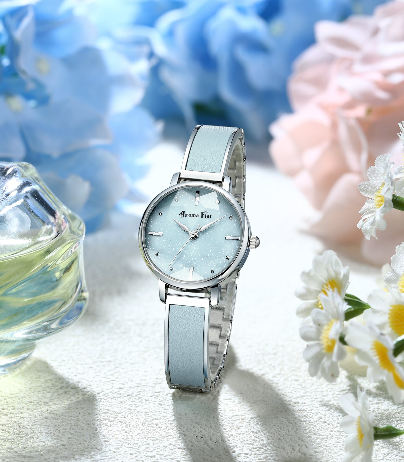 AromaFlat AF-Z1033 Scooping Star(Ash Blue) 腕時計 レディース