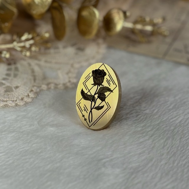 【縦29㎜×横24㎜】レーザーヘッド　フラワーウルフ　＃SWH-528