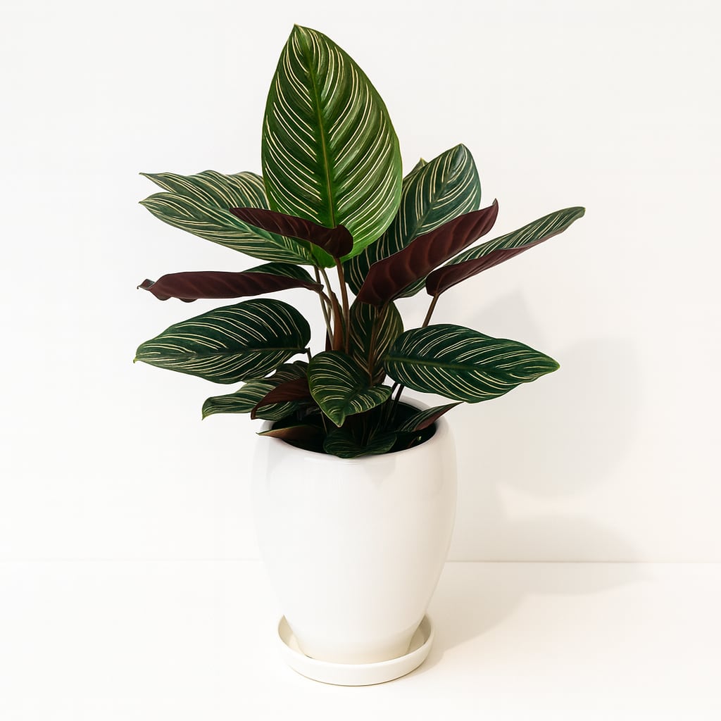 カラテア・オルナータ 5号 陶器鉢