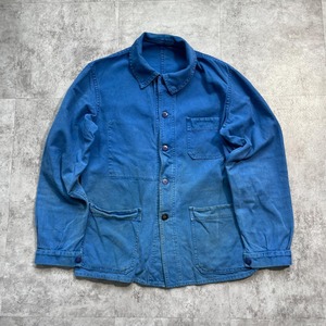 50-60s Gilpas 刺繍タグ コットンツイル フレンチワークジャケット