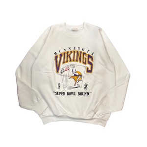【古着】80's NFL "MINNESOTA VIKINGS" Sweat