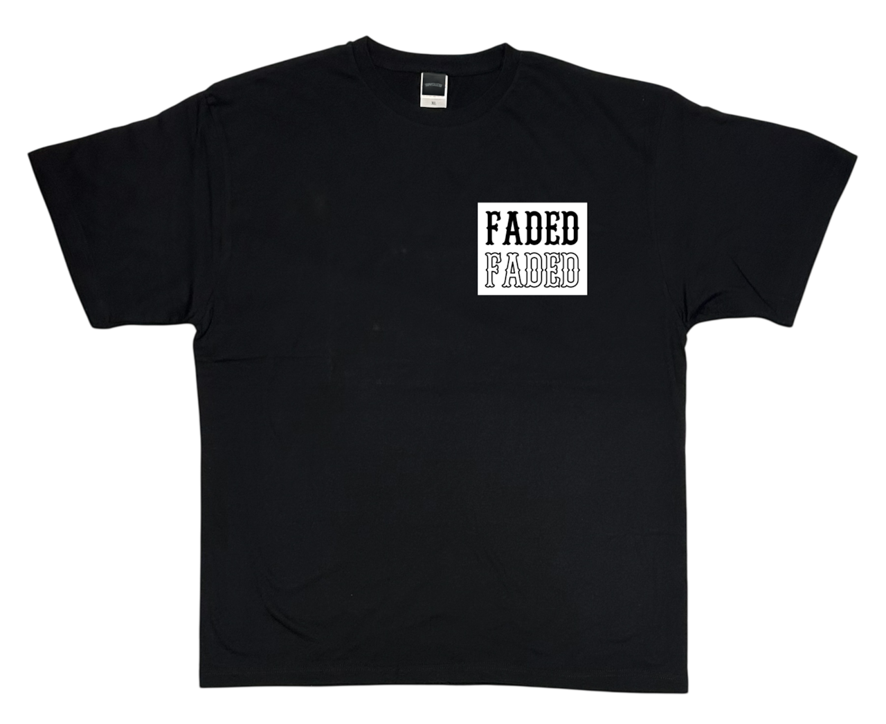 FADED BACK PRINT TEE