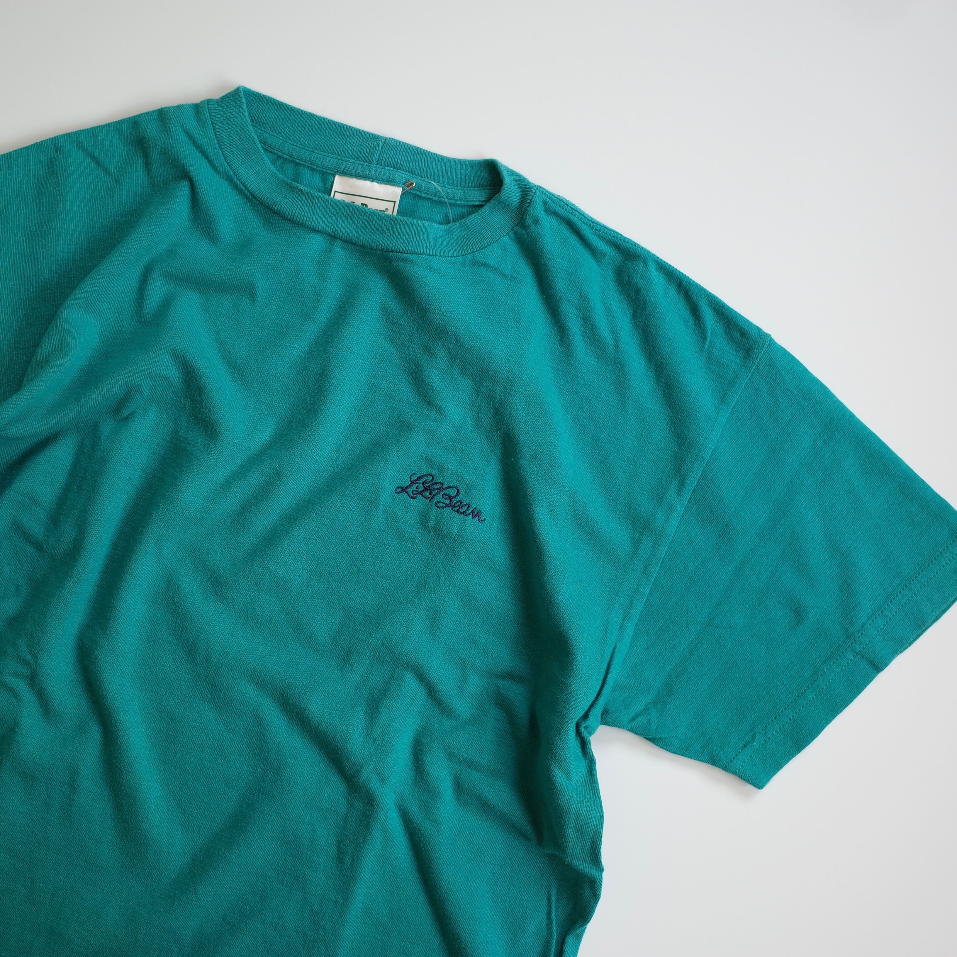 80s L.L.Bean embroidery logo tee