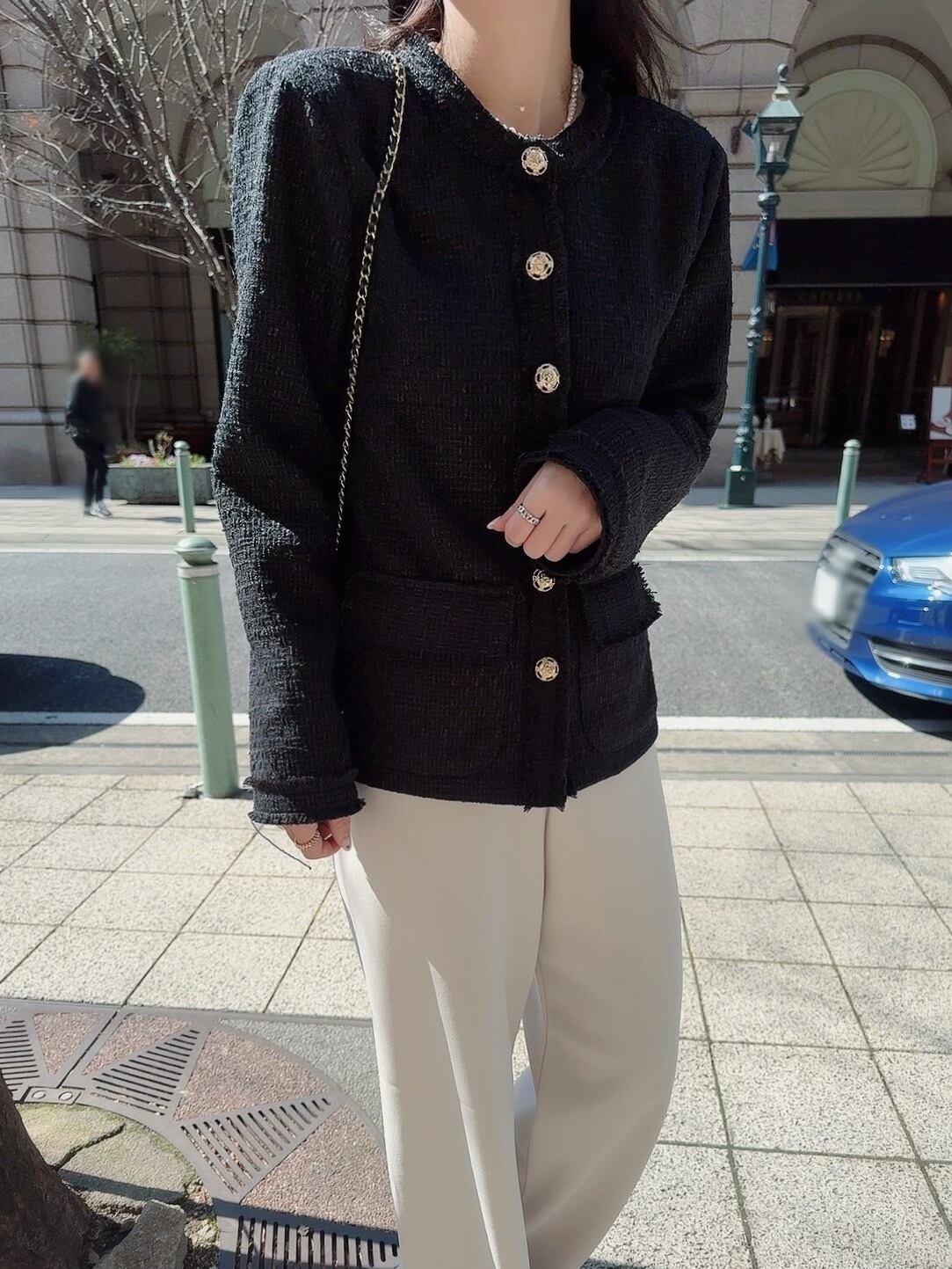 Pallet tweed JK / black (4月上旬頃発送予定)